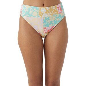 O'NEILL Bikini Bottoms Size XS Reversible Swimsuit Cheeky Floral NEW $45